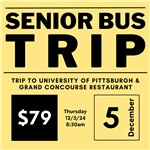 Senior Bus Trip 12/5